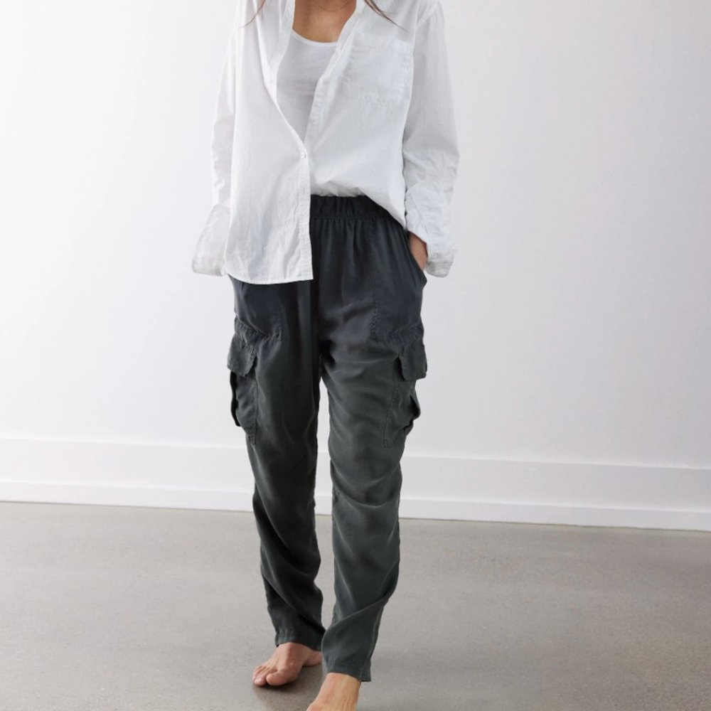unsubscribed washable silk cargo pant